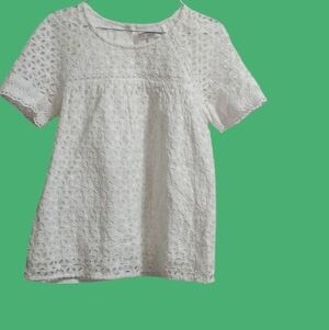 J. Crew White Blouse Elegant and Versatile